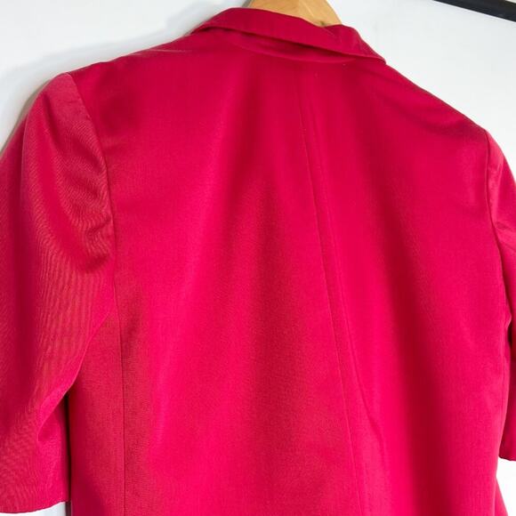 Pendleton Vintage Red Short Sleeve Suit Jacket - Picture 9 of 10